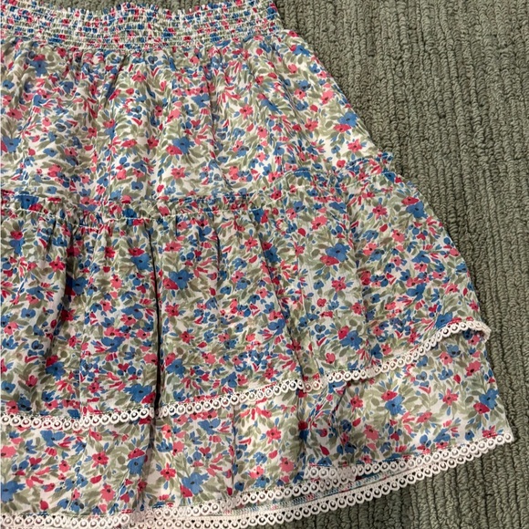 BB Dakota ruffle floral skirt lined mini - Picture 8 of 14